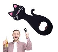Apribottiglie, a forma di gatto, magnetico, in acciaio, per la rimozione del tappo portatile, per frigo, per, per la barca, per hotel, gadget decorativo funzionale, G