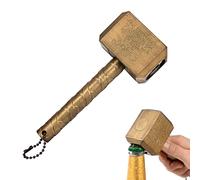 Apribottiglie a Martello di Thor Birra e Bevande Apribottiglie per Bar Casa Decorazione e Amanti Della Birra 16,5x7x4,5cm Colore: Rame