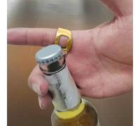 Apribottiglie ad anello, anello apribottiglie - Strumento creativo per bar di birra | Elegante apribottiglie per birra portatile, apribottiglie per dito strumento per barra creativa lucidata per la