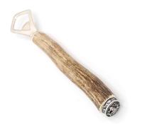 Apribottiglie apribottiglie con cervo piatto asta corna di cervo manico con tappo terminale GL 22 cm 27.19.4.31