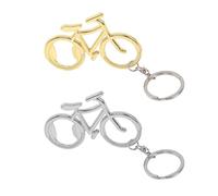 Apribottiglie Bicicletta 2 Pezzi, Con Portachiavi, Mini Chiave, Ciondolo Simpatico