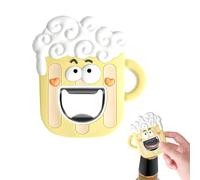 Apribottiglie Birra con Magnete, Cavatappi Apri Bottiglia Birra stappa bottiglie Birra da Frigo Gadget Divertenti Beer Bottle Opener Originale Idee Regalo Uomo Utili per Amico Papà Gli Amanti