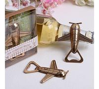 Apribottiglie Bomboniera utile tema viaggio Forma AEREO antiage vintage confezione scatola pvc