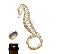 Apribottiglie Cavalluccio Marino, Apriscatole Ippocampo in Lega Dorata, Apribottiglie Pesce Divertente e Divertente con Design a Forma di Cavalluccio Marino, Apriscatole Decorativo Ippocampo Birra