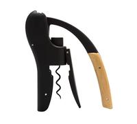 Apribottiglie cavatappi con pompa manuale a leva(Bamboo handle)