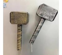 Apribottiglie con martello di Thor, stile retrò, creativo, con ventosa magnetica