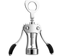 Apribottiglie con tappo per bottiglia, Cavatappi apribottiglie design ad ala in lega di zinco for vino birra champagne