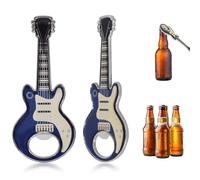 Apribottiglie da Birra,2 Pezzi Apribottiglie a Forma di Chitarra con Magnete, Apribottiglies Portatili,Apribottiglies Divertente Chitarra, Robusto e Durevole,per Amante Della Musica,per Bar per Feste