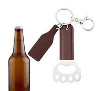 Apribottiglie da Birra Portachiavi a Forma di di Gatto in Similpelle e | Apribottiglie da Barman per Uomo Casa BBQ Man Cave Festa del Papà Cucina Feste Riunioni