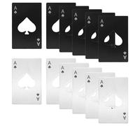 Apribottiglie da Gioco Multifunzionale - Set da 12 Pezzi in Acciaio Inox, Creativo e Interessante per Carte