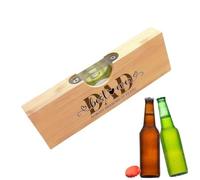 Apribottiglie di birra per rimuovere il coperchio con livella