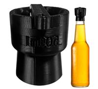 Apribottiglie di birra, portatile, resistente, divertente, lanciatore di lattine di birra, strumento per vino, per uomini, sposi, fidanzati, barman, bar a casa, campeggio, viaggi, picnic e
