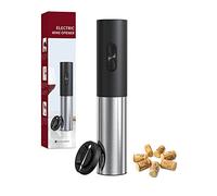 Apribottiglie elettrico a batteria, con tagliacapsule, pulsante one-touch, riutilizzabile, per casa, cucina, feste, bar, ristorante