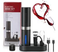 Apribottiglie Elettrico Ricaricabile 7 in 1 Set Regalo Cavatappi Bottiglia Vino