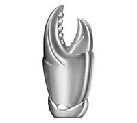 Apribottiglie in acciaio, a forma di artiglio di granchio, apribottiglie, manuale, per bevande, vino, succhi di frutta, bar, ristorante, feste in campeggio