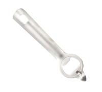 Apribottiglie in Acciaio Inox Argento, Leva Creativa per Tappi Corona | Portatile, per Casa e Picnic, Adatto a Birra e Tappi Corona, Uso Pratico per Baristi e Camerieri