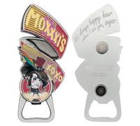 Apribottiglie in metallo Borderlands Mad Moxxi - Licenza ufficiale da collezione - Retro magnetico - 100 x 43 mm - Regalo per giocatori e accessorio pop culture bar
