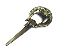 Apribottiglie in metallo di qualità premium, design "Hand of the King", gadget indispensabile per ogni fan di Trono di Spade, regalo perfetto.