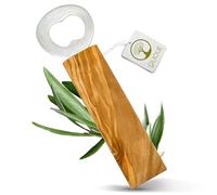 Apribottiglie, legno d'ulivo, apribottiglie fatto a mano, come regalo personalizzato (Classic)