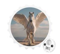 Apribottiglie magnetico a forma di cavallo Pegaso, magnete da frigorifero, accessori da cucina.