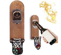 Apribottiglie Magnetico Da Legno, Da Muro Divertenti, Professionale, Accessori B