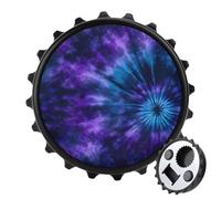 Apribottiglie magnetico elettrico blu viola modello tie-dye magnete frigorifero bevande birra apribottiglie magnetico per frigorifero, cucina, ufficio