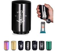 Apribottiglie magnetico in acciaio inox, perfetto per mani deboli e amanti della birra, ideale come regalo di Natale per uomini, papà o qualsiasi occasione
