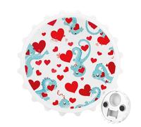 Apribottiglie magnetico Love Little Dragon, strumento da cucina salvaspazio, divertente apribottiglie e magnete per frigorifero, per campeggio, viaggi, campeggio, stile bianco