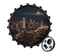 Apribottiglie magnetico per frigorifero, apribottiglie City Seattle, forti magneti per frigorifero, apribottiglie per uomo e donna