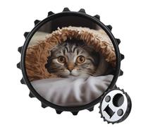 Apribottiglie magnetico per frigorifero, apribottiglie magnetico a forma di gatto, per uomo e donna