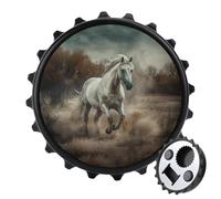 Apribottiglie magnetico per frigorifero, cavalluccio che corre nel campo, forte magnete per frigorifero, apribottiglie per uomo e donna
