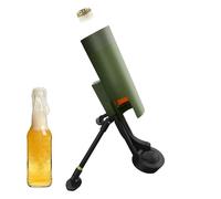 Apribottiglie Mortiero Birra - Lanciatappi 51mm Resistente Pressione Manuale, Dispositivo Automatico Uomo | Strumento Bar Tattico Divertente Arredamento Scrivania Casa Festa Ufficio