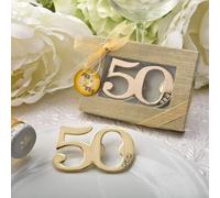 Apribottiglie per 50° anniversario in confezione regalo