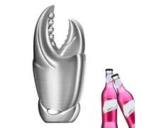 Apribottiglie per birra, a forma di artiglio di granchio, portatile, apricoperchio manuale, per bevande, vino, succhi di frutta, cucina, bar, ristorante, feste, campeggio