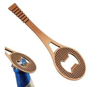 Apribottiglie per birra con racchetta da tennis - Apriscatole in lega di zinco e soda | Easy Pop, divertente regalo uomo, marito, padre, appassionato sport, accessorio feste, resistente leggero