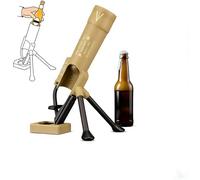 Apribottiglie per birra in stile mortaio, Apribottiglie in stile mortaio, Estrazione automatica dei tappi a corona con meccanismo a pressione, Apribottiglie per birra in stile mortaio divertente, per