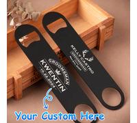 Apribottiglie per birra personalizzato, regali da testimone di nozze personalizzati, gadget per addio al celibato, regalo per testimone di nozze, regalo per la festa del papà, regali per barman, bombo