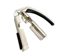 Apribottiglie per champagne, 14 x 9 x 4 cm, estrattore professionale in metallo, facile da trasportare, con manico antiscivolo, per donne, anziani, champagne, vino, casa, cucina, bar, viaggi