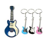 Apribottiglie per chitarra in 1 pezzo con magnete, portachiavi in 3 pezzi, apribottiglie magnetico, apribottiglie per birra, magnete per frigorifero, apribottiglie personalizzato