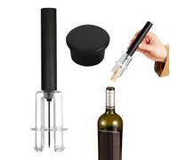 Apribottiglie Per Vino Da 1 Pezzo, Tappo Per Vino Nero Da 1 Pezzo, Apribottiglie Ad Aria Compressa, Apribottiglie Manuale A Pressione D'Aria, Apribottiglie Per Vino