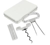 Apribottiglie per vino - Estrattore antiscivolo a 2 poli | Comodo apribottiglie | Per feste, ristoranti, appartamenti, case mobili, cucine, anziani, adulti, uomini, donne, adolescenti