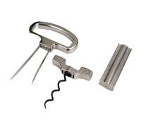 Apribottiglie portatile a due punte for aprire la bottiglia di vino con cavatappi for sommelier, camerieri e baristi.