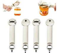 Apribottiglie retrattile multifunzionale, nuovo apribottiglie apribottiglie avvitatore tappo regolabile in acciaio inossidabile for barattoli di gelatina vino birra e altri apribottiglie ( Color : 2pc
