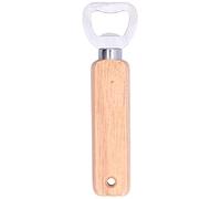 Apribottiglie robusto meccanismo a leva, multiuso, per bar, cucina, ristorante, gomma, legno, acciaio inox