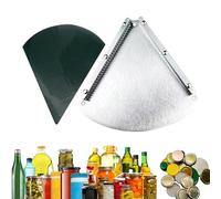 Apribottiglie: strumento in metallo con una mano per una facile rimozione del coperchio: design facile da impugnare per l'uso sui piani della cucina