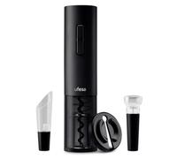 Ufesa EasyOpen Set Cavatappi Apribottiglie Elettrico, Decanter, Tappo Sottovuoto, Tagliacapsule e Base d'Appoggio, USB, Luce LED