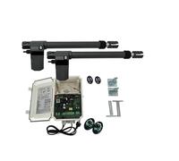 Apricancello automatico a doppia anta 220VAC for cancelli fino a 26 piedi di lunghezza 1700 libbre con rilevatore di loop Tastiera wireless opzionale Comoda apertura della porta(Kit3)