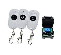 Apricancello automatico commerciale 315mhz / 433mhz. DC12V 1CH RF. Interruttore di telecomando wireless Apriporta 5 Trasmettitori con ricevitore for di blocco della porta(3 senders)
