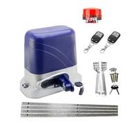 Apricancello elettrico automatico for operatore del garage con porta scorrevole da 1300 kg attuatore remoto motoriduttore in acciaio 4 m(Kit 2)