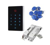 Apricancello, retroilluminazione touch card controllo accessi tastiera serratura apriporta impermeabile password di apertura remota(With lock)